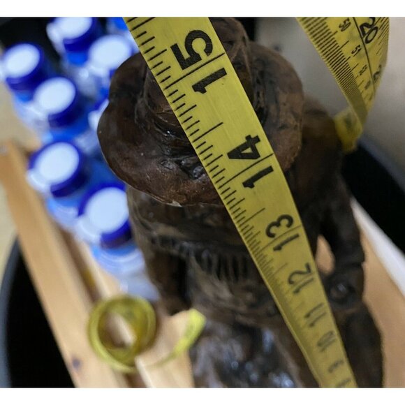 Monfort 1976 Scout Original Hydro stone Western Sculpture 13.5” Bronze Coloring - Picture 6 of 12